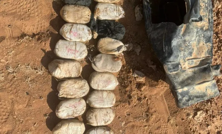 الحشد الشعبي يحبط تهريب 10 كغم مخدرات غرب الأنبار