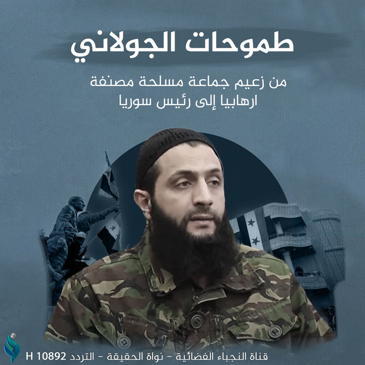 طموحات الجولاني من زعيم جماعة مسلحة مصنفة ارهابياً إلى  رئيس سوريا
