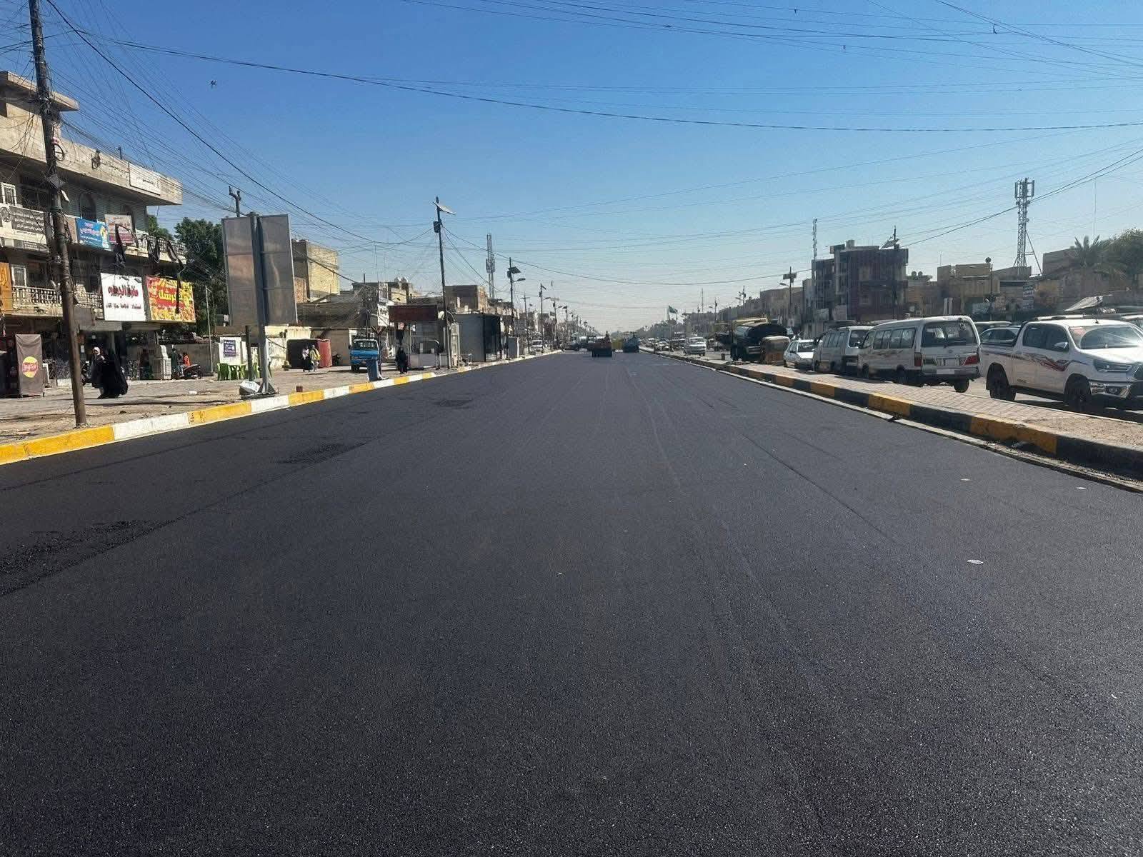 أمانة بغداد: افتتاح شارع الجوادر بالكامل وصولاً إلى السدة