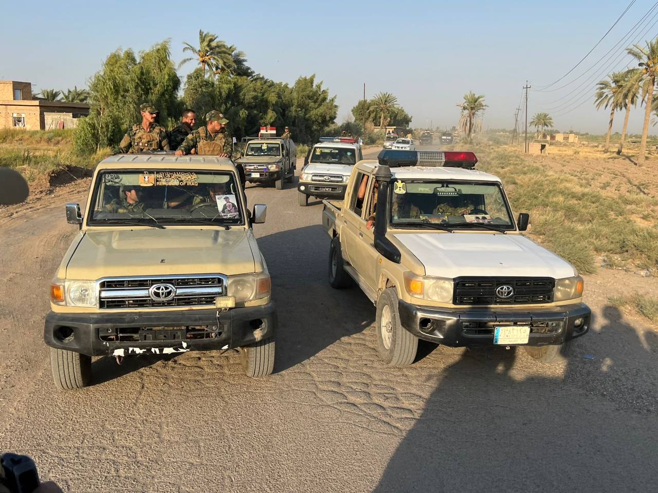 اللواء 12 حشد شعبي يؤمّن طريق الزوار بين بغداد وسامراء