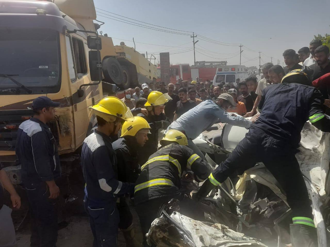 حادثان مروريان في الديوانية وبابل يخلفان قتلى وجرحى