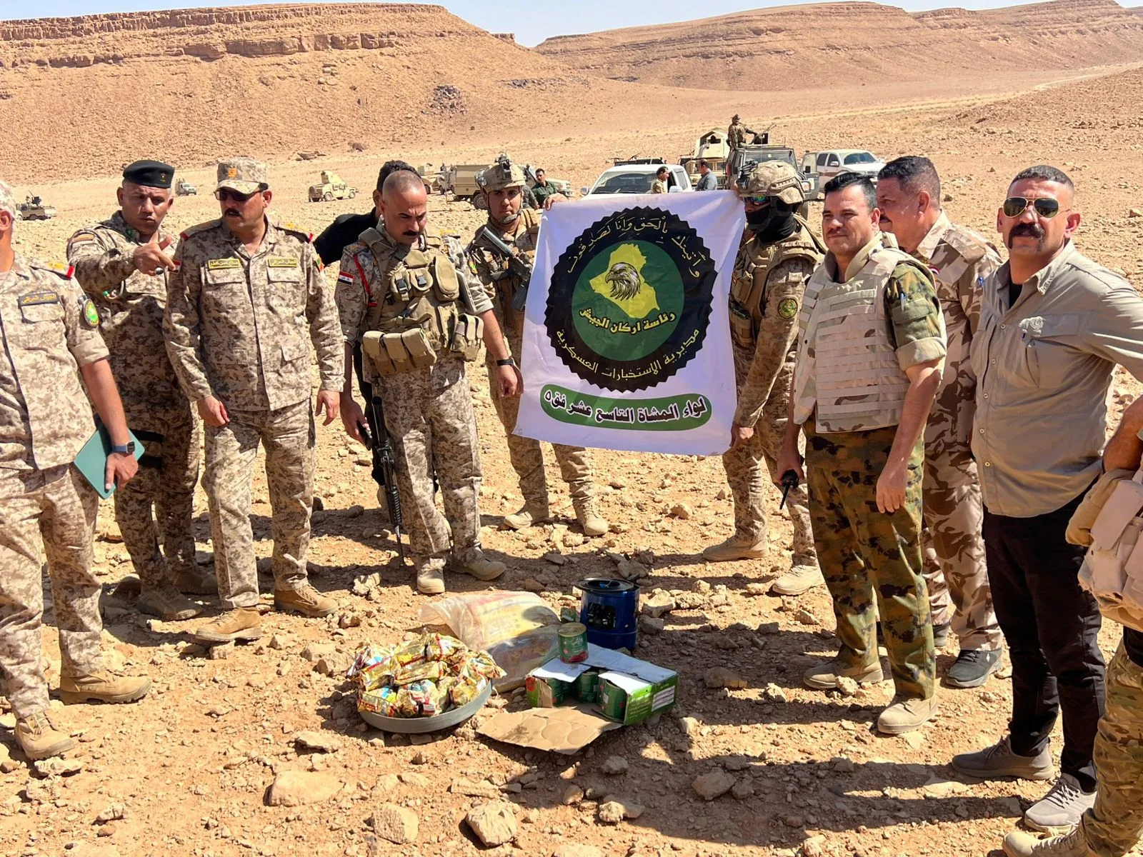 ضبط 5 مضافات للإرهابيين في صحراء الأنبار