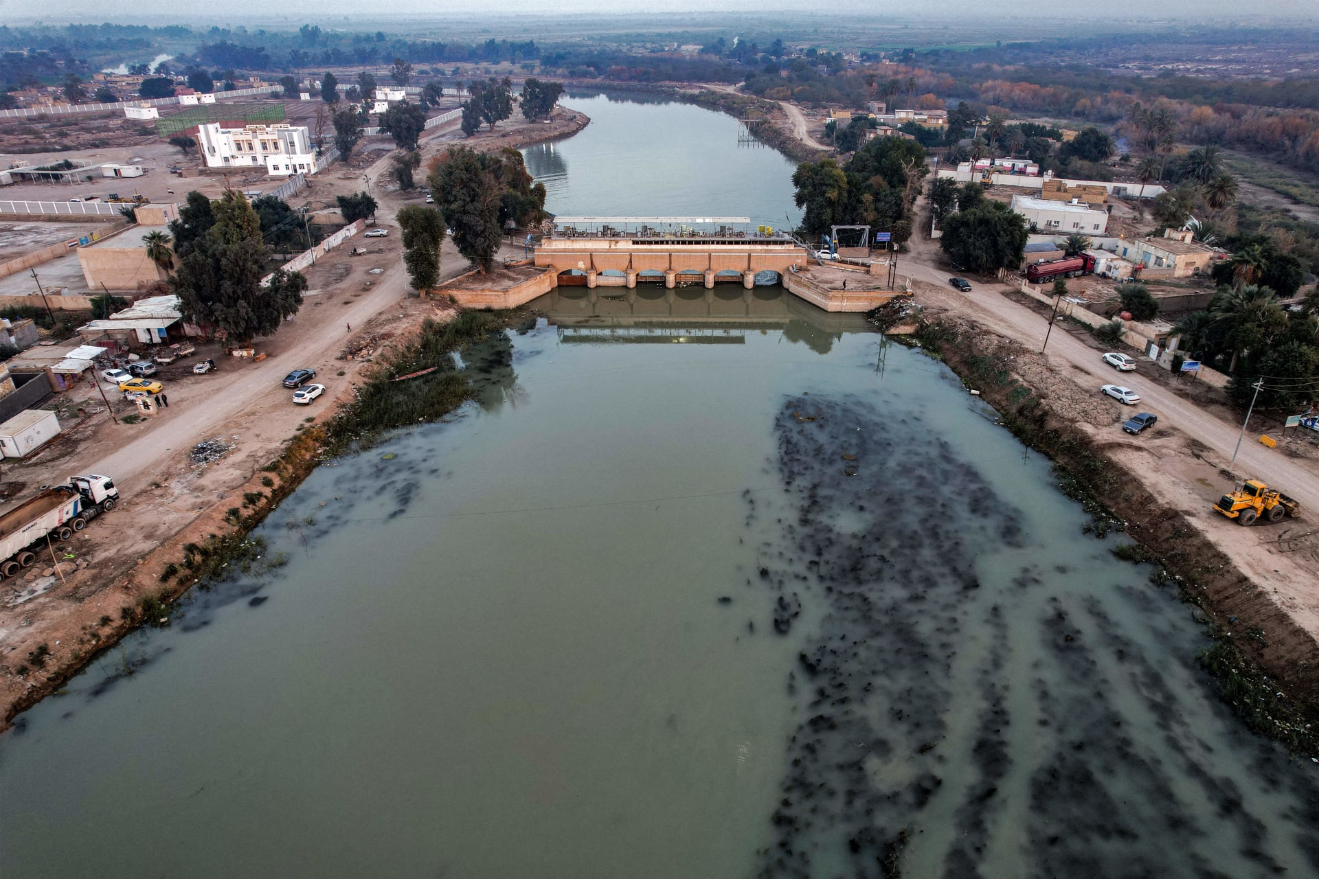 انخفاض خزين المياه في العراق إلى 4%