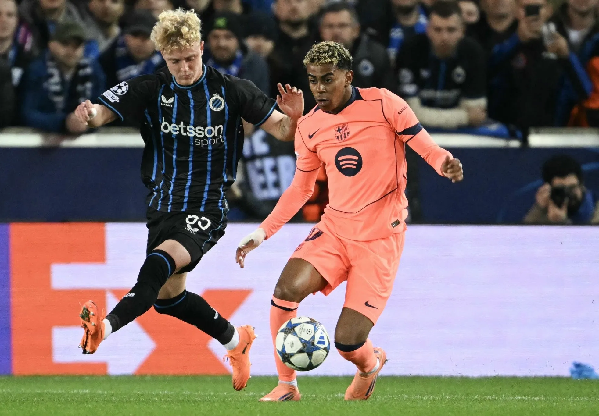 برشلونة يتعادل أمام كلوب بروج في دوري الأبطال