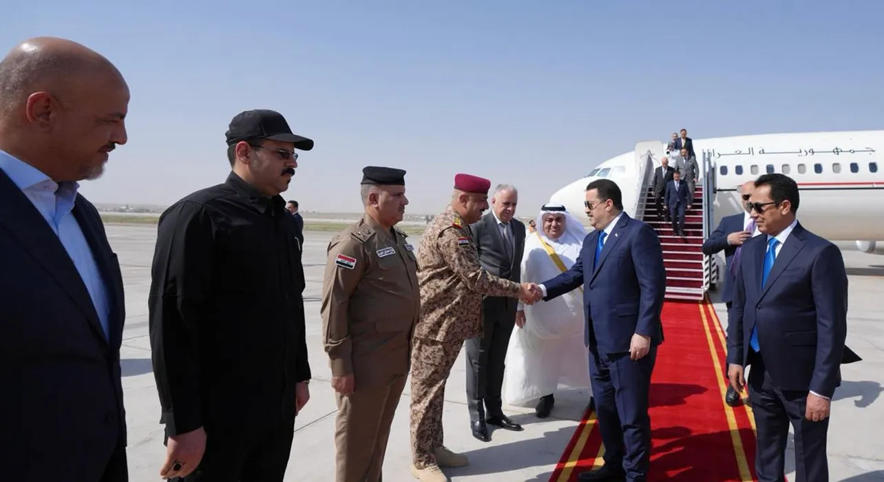 السوداني يصل إلى مطار الموصل ليتوجه للمشاركة في أعمال منتدى السلام والأمن في الشرق الأوسط
