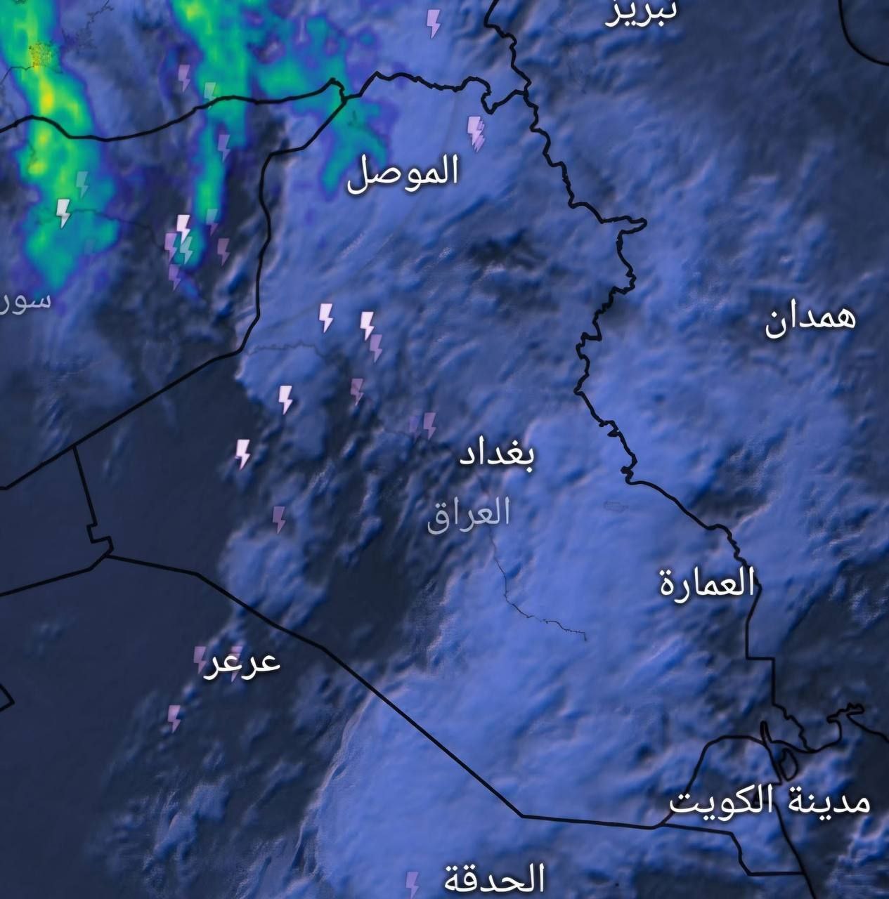 طقس العراق.. أمطار وضباب وانخفاض في درجات الحرارة